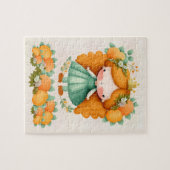 Oranje prinses legpuzzel (Horizontaal)