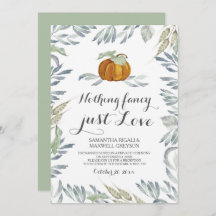 Oranje Pumpkin Greenery niets Fancy Love