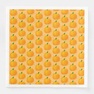 Oranje Pumpkin Halloween Pattern Servet