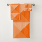 Oranje pyramiden bad handdoek (Insitu)