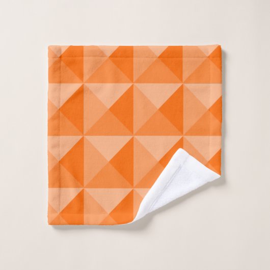 Oranje pyramiden bad handdoek (Wasdoekje)