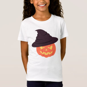 Oranje Retro Pompoen T-Shirt –  Herfst