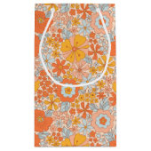 Oranje retrorventilator klein cadeauzakje (Achterkant)