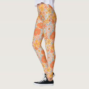 Oranje retrorventilator leggings