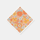 Oranje retrorventilator servet (Hoek)