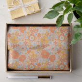 Oranje retrorventilator tissuepapier (Geschenk)