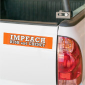 Oranje revolutionair tikker bumpersticker (Op Truck)