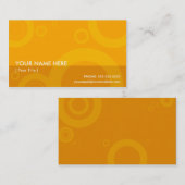 oranje ringen visitekaartje (Voorkant / Achterkant)