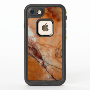 Oranje rode en witte Italiaanse marmer