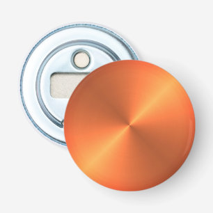 Oranje Roest Glans Button Flesopener