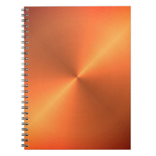 Oranje Roest Glans Notitieboek