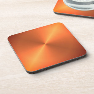 Oranje roestglans bier onderzetter