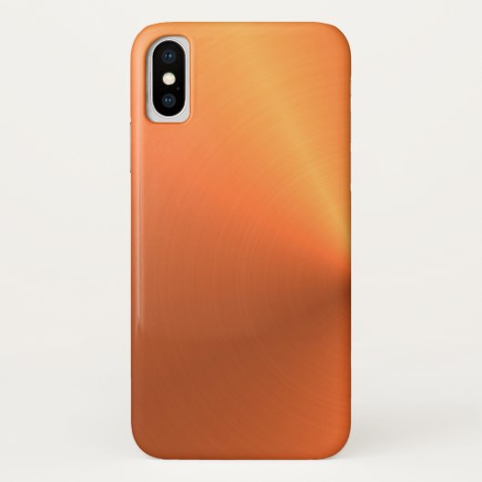 Oranje roestglans Case-Mate iPhone case (Achterkant)