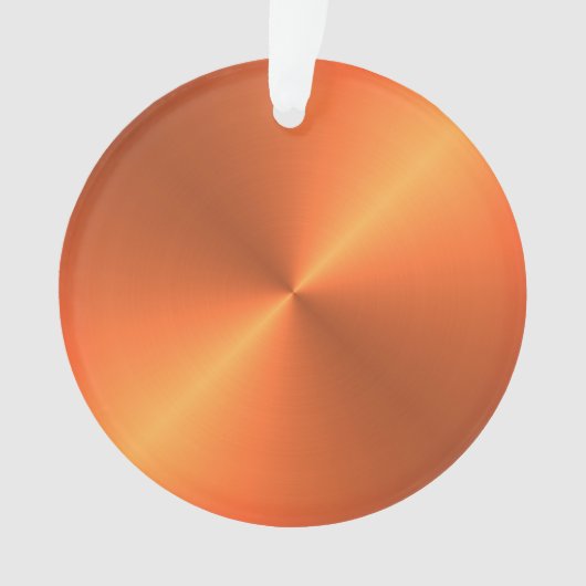 Oranje roestglans ornament (voorkant)