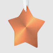 Oranje roestglans ornament (voorkant)