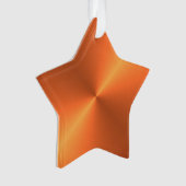 Oranje roestglans ornament (voorkant)