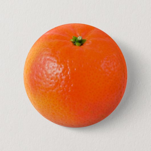 Oranje Ronde Button 5,7 Cm (Voorkant)