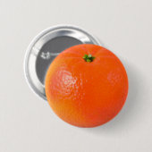 Oranje Ronde Button 5,7 Cm (Voorkant /achterkant)