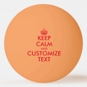 Oranje rood houdt kalm pongtafel tennisbal pingpongballen
