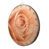 Oranje Roos Dartbord (Voorkant Rechts)