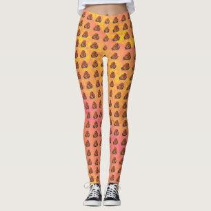 Oranje Roos Leggings vrouwen