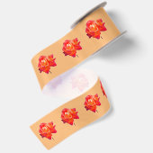 Oranje roos lint (Achterkant)