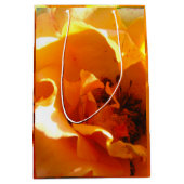  Oranje Roos Medium Cadeauzakje (Voorkant)