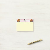 Oranje Roos Post-it Nota's Post-it® Notes (Op bureau)