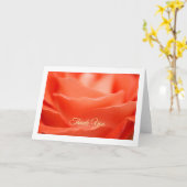 Oranje Roos Wenskaart Kaart (Gele Bloem)