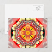 Oranje Roulette Briefkaart (Voorkant / Achterkant)