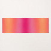 Oranje roze ombré yogamat (Achterkant (horizontaal))