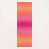 Oranje roze ombré yogamat (Voorkant)