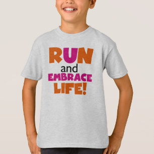 Oranje roze voor gebruik bij Embrace Life T-shirt