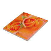 Oranje Rozen van Alexandra Cook Tegeltje (Zijkant)