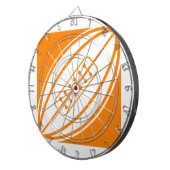 Oranje Rugby Dartbord (Voorkant Rechts)