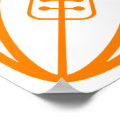 Oranje Rugby Poster (Hoek)