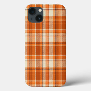 Oranje ruit iPhone 13 hoesje