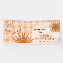 Oranje ruit eerste reis rond de zon verjaardag
