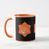 Oranje Sacrale Chakra Symbool - Mindfulness en Hea Mok (Links)