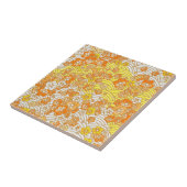 Oranje Sakura Tegeltje (Zijkant)