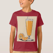 Oranje sap t-shirt (Voorkant)