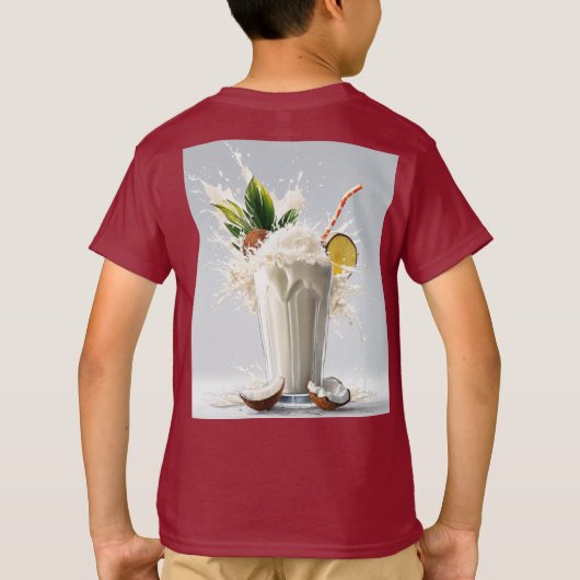 Oranje sap t-shirt (Achterkant)