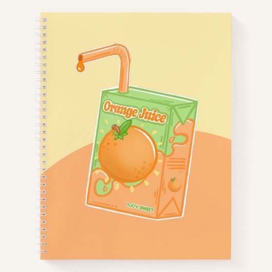 Oranje sapdoos notitieboek (Voorkant)