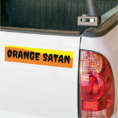 ORANJE SATAN BUMPERSTICKER (Op Truck)