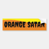 ORANJE SATAN BUMPERSTICKER (Voorkant)