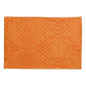 Oranje schaafjes omkeerbaar kussensloop (Achterkant)