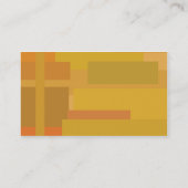 Oranje schaduwen - Bedrijven Visitekaartje (Achterkant)