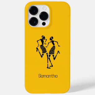 Oranje, Schattigee Silhouette Happy Dancers Case-Mate iPhone 14 Pro Max Hoesje