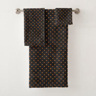 Oranje Schedels en Zonnebloem Serie Design 10 Bad Handdoek