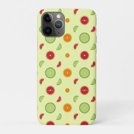 Oranje Schijf Naadloos Patroon iPhone 11 Pro Hoesje